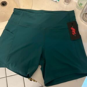 NWT The Gym People High Waisted Yoga Shorts